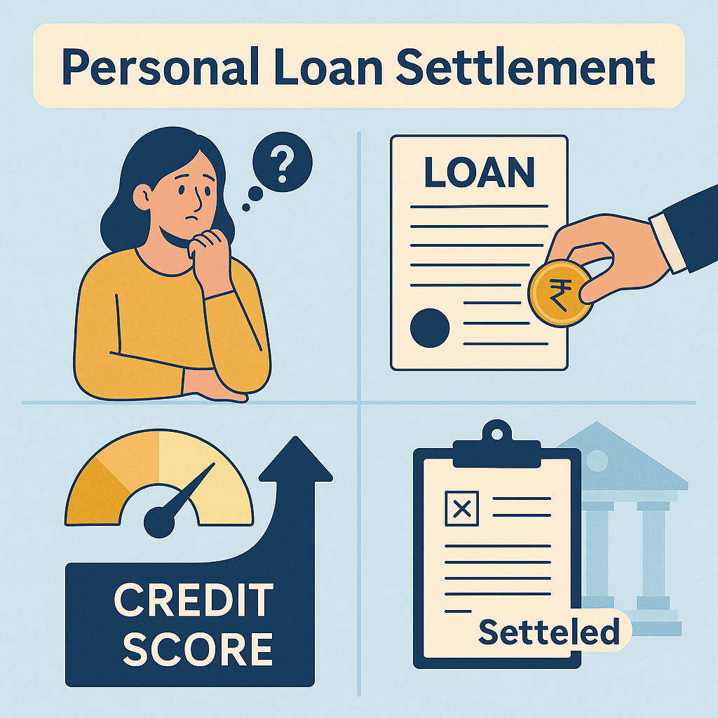 Personal Loan Settlement Process Infographic