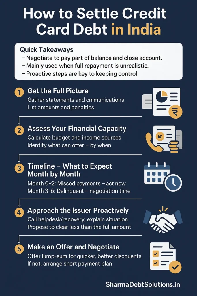 how to settle credit card debt