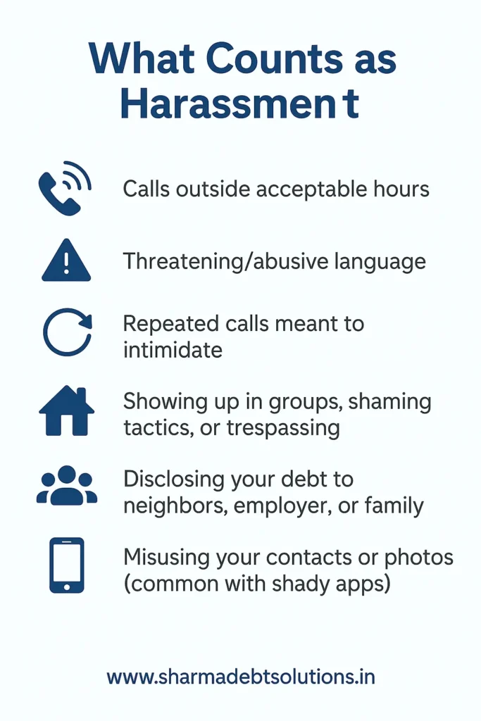what counts as harassment and how to complan for harassment sharma debt solutions