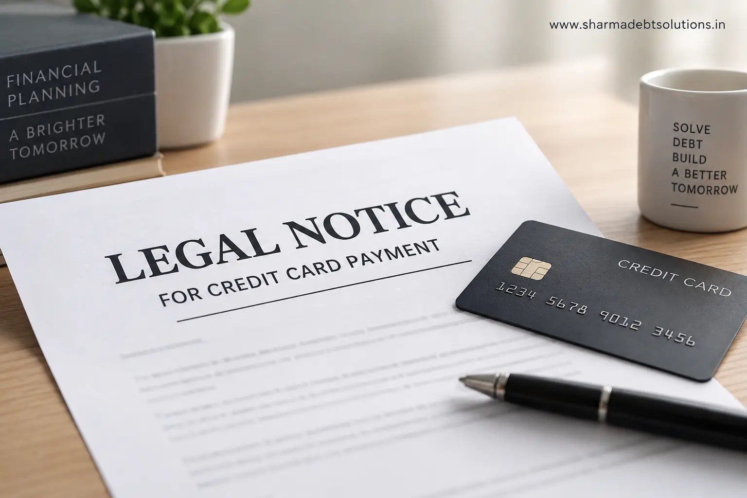 legal notice for credit card payment
